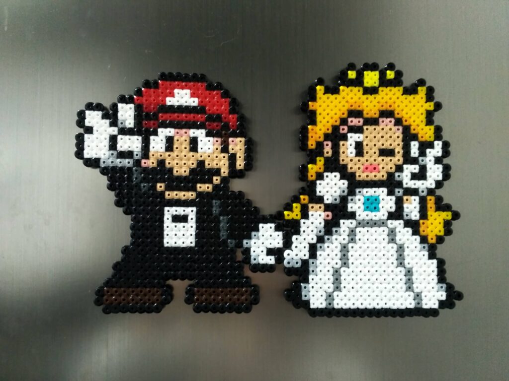 Mario and Peach wedding gift 1