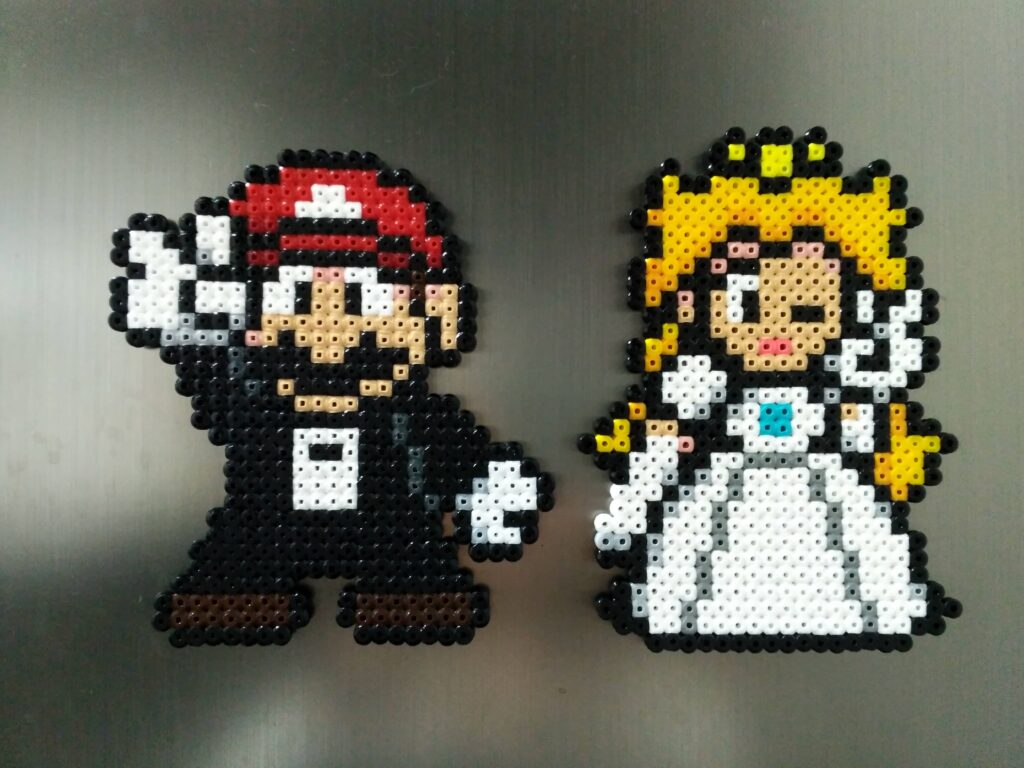 Mario and Peach wedding gift 2