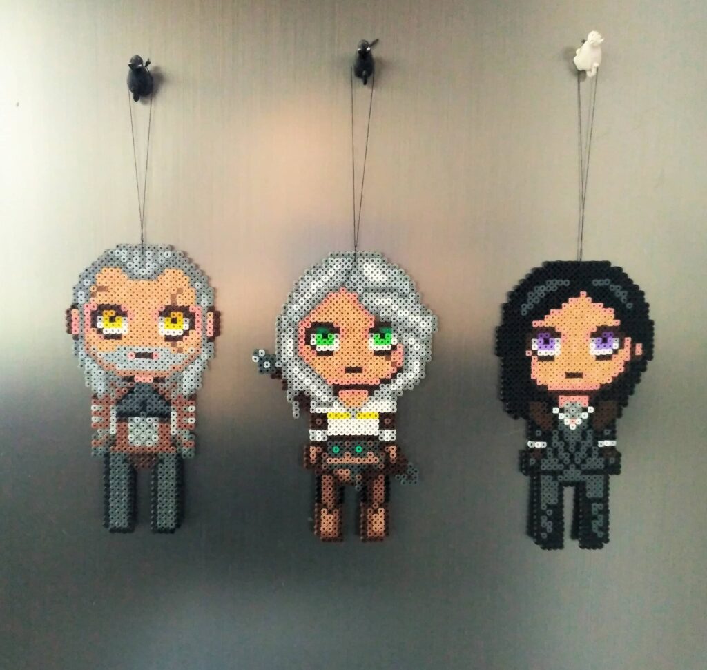 Witcher Christmas baubles.